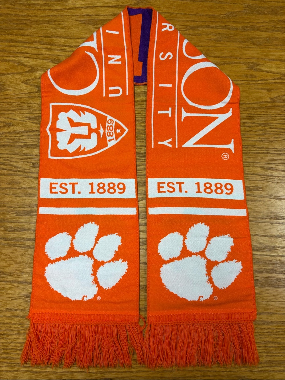 Clemson Scarf